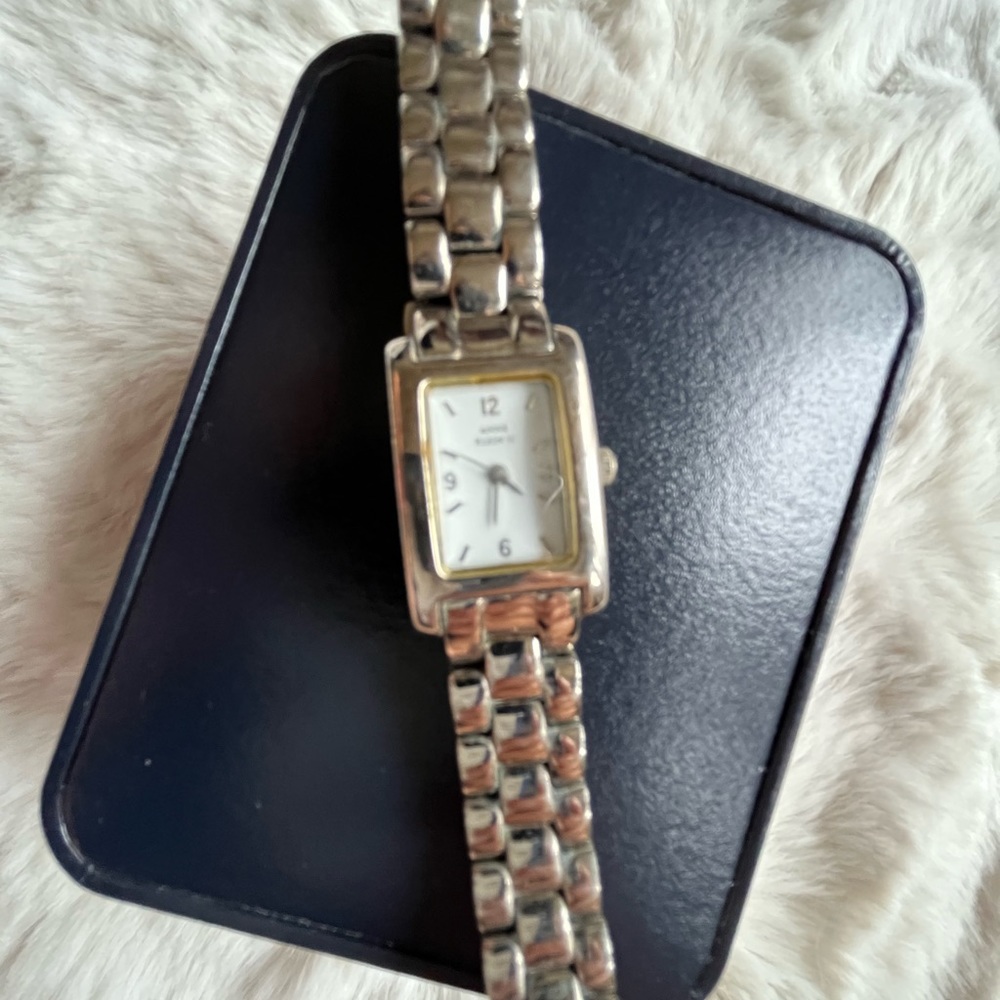 Anne Klein II Silver Tone Vintage Watch